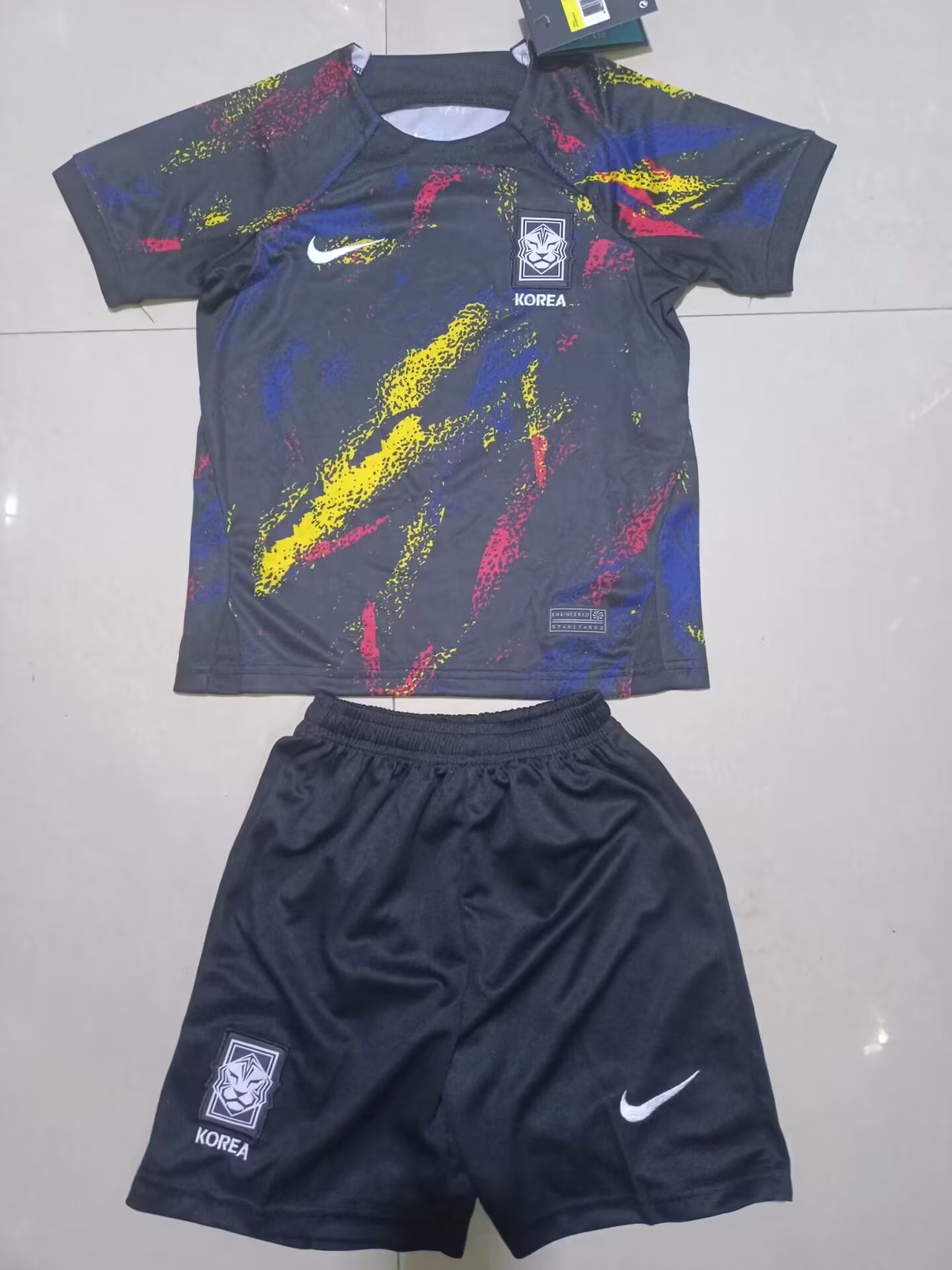 2022/23 Korea Republic Away Black & Purple Soccer Uniform-507