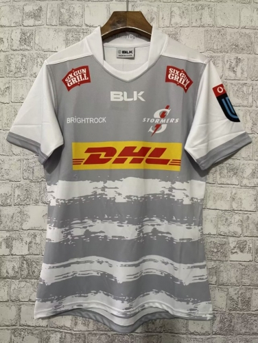2022/23 Hurricanes Gray & White Thailand Rugby Shirts-805