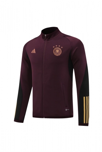 2022/23 Germany Maroon Soccer Jacket Top-LH