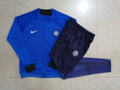 2022/23 Inter Milan Blue Thailand Soccer Jacket Uniform-815