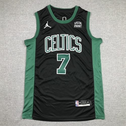 Boston Celtics Black NBA #7 Jersey