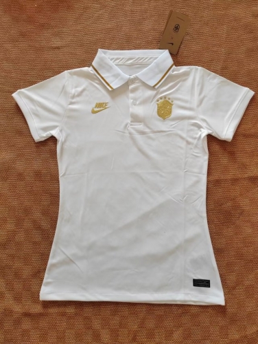 2022/23 Brazil White Female With white logo Thailand Soccer Jersey AAA-319