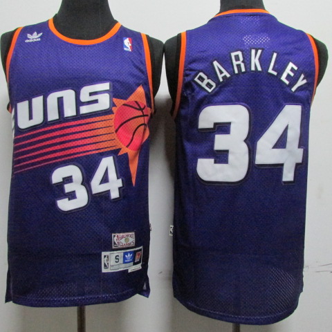 Phoenix Suns NBA Purple #34 Jersey