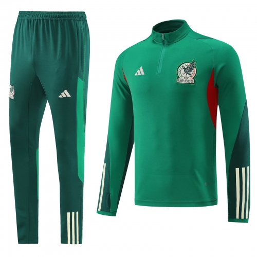 2022/23 Mexico Green Thailand Soccer Tracksuit Unifrom-815/LH/801