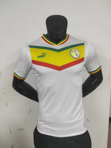 Player Version 2022/23 Senegal Away White Thailand Soccer Jersey AAA-MY