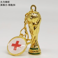 2022 World Cup England Football Key Chain Pendant Accessories