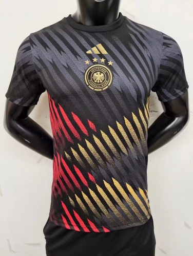Player Version 2022/23 German Red & Black Training Thailand Soccer Jersey AAA-MY