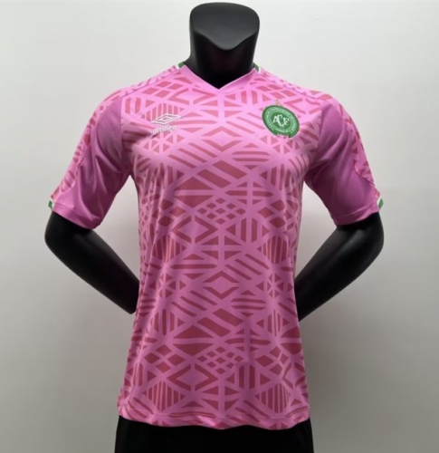 2022/23 Chapecoense Pink Thailand Soccer Jersey AAA-1095