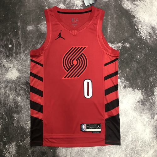 2023 Season Limited Version NBA Portland Trail Blazers Red #0 Jersey-311