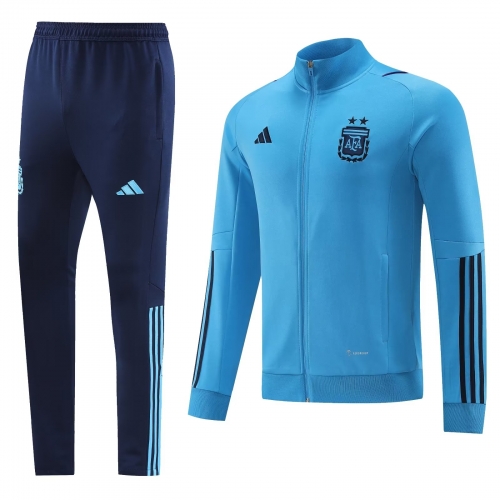 2022/23 Argentina Blue Soccer Jacket Uniform-LH