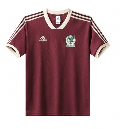 Retro Version Mexico Red Thailand Soccer Jersey AAA-2011