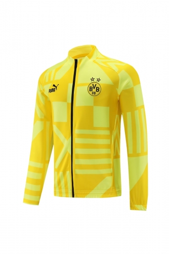 2022/23 Borussia Dortmund Yellow Soccer Jacket Top-LH