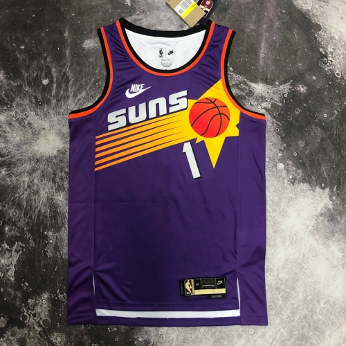2023 Season Retro Version Phoenix Suns NBA Purple #1 Jersey