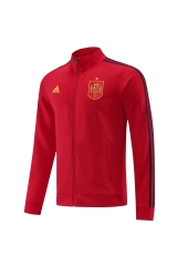 2022/23 Spain Red Soccer Jacket Top-LH