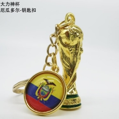 2022/23 Football Ecuador Key Chain Pendant Accessories