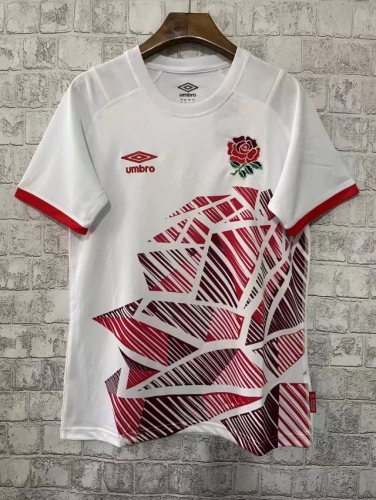 2022/23 England Home White Thailand Rugby Shirts-805