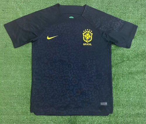 2022 World Cup Brazil Goalkeeper Gray Soccer Thailand Jersey AAA-47/JM/416