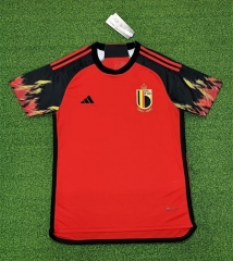 2022 World Cup Belgium Red Thailand Soccer Jersey AAA-418/503/PF