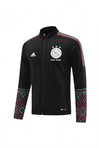 2022/23 Ajax Black Thailand Soccer Jacket-LH