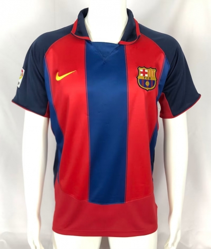 03-04 Retro Version Barcelona Red & Blue Thailand Soccer Jersey AAA-503