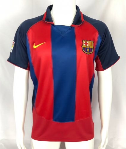 03-04 Retro Version Barcelona Red & Blue Thailand Soccer Jersey AAA-503/601