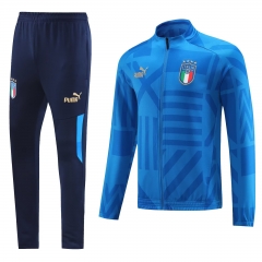 2022/23 Italy Royal Blue Soccer Jacket Uniform-LH