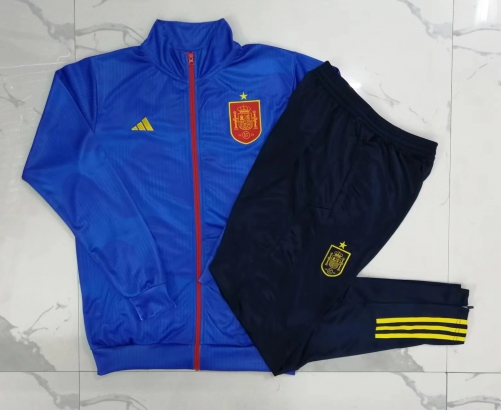 2022/23 Spain Caisblue Soccer Jacket Uniform-815