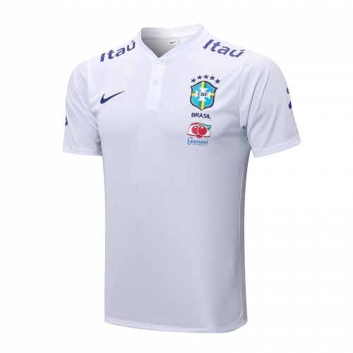 2022/23 Brazil White Thailand Polo Shirts-815/709