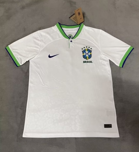 2022/23 Brazil White Soccer Thailand Jersey AAA-416