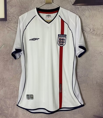 02 Retro Verison England Home White Thailand Soccer Jersey AAA-710/313/811