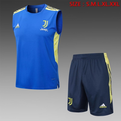 2022/23 Juventus FC CaiBlue Shorts-Sleeve Thailand Soccer Vest-815