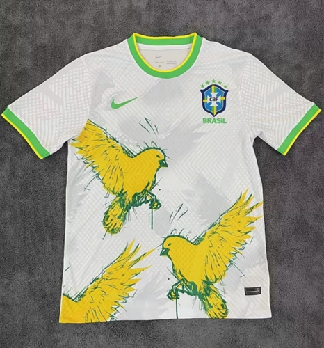 2022/23 Brazil White Thailand Training Soccer Jersey-317