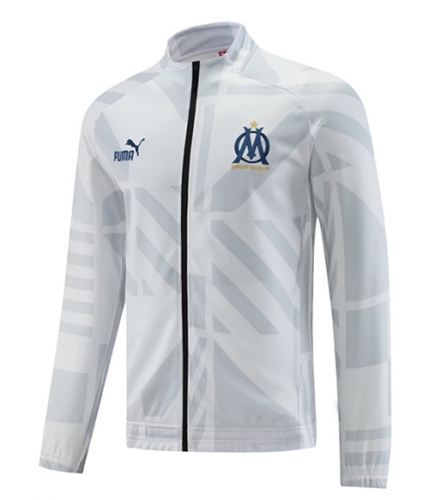 2022/23 Olympique de Marseille White Jacket -LH