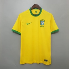 2020-2021 Brazil Home Yellow Thailand Soccer Jersey AAA-510
