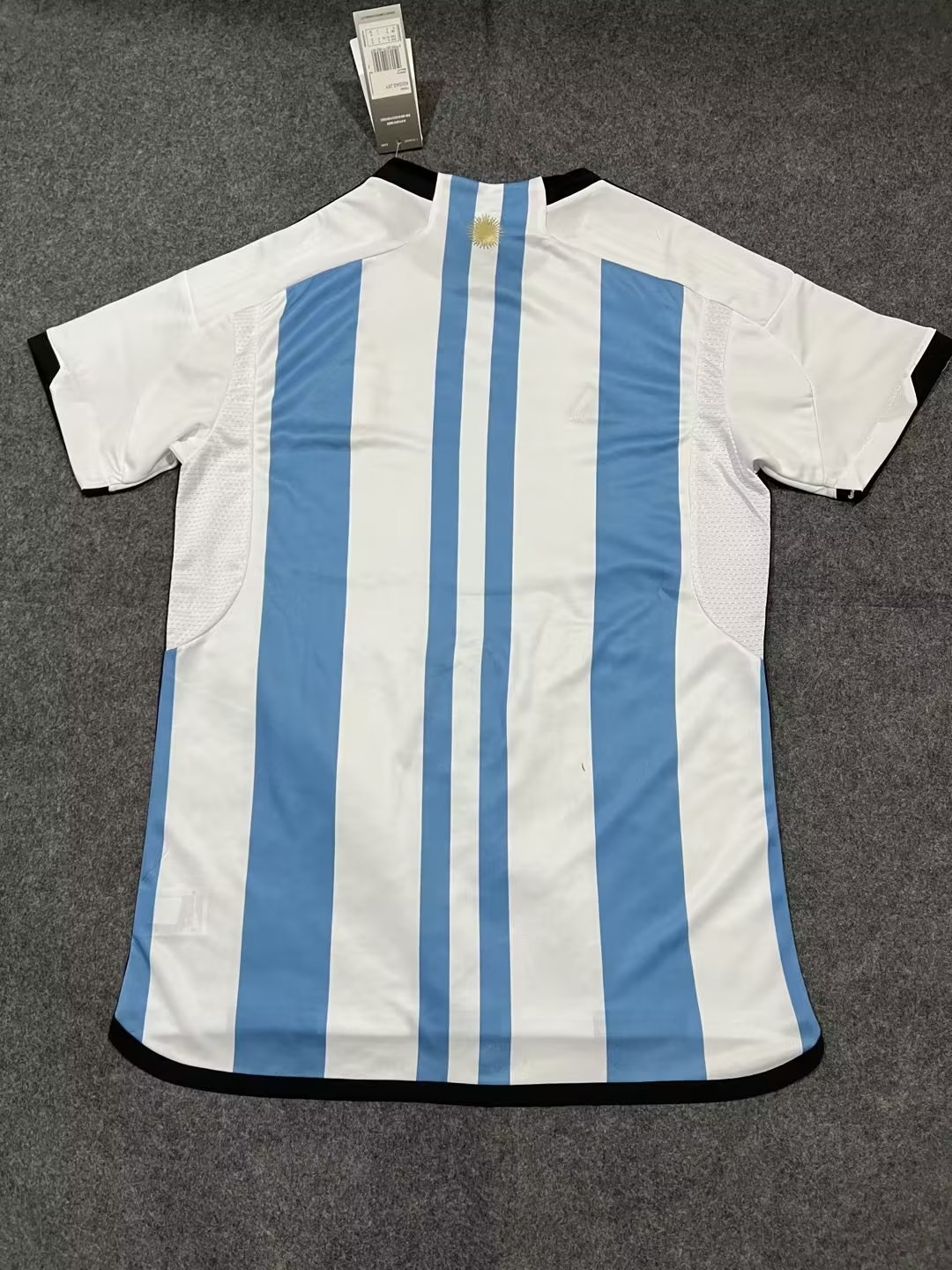 With 3 Star (S-4XL ) 2022/23 Argentina Home White & Blue Thailand ...