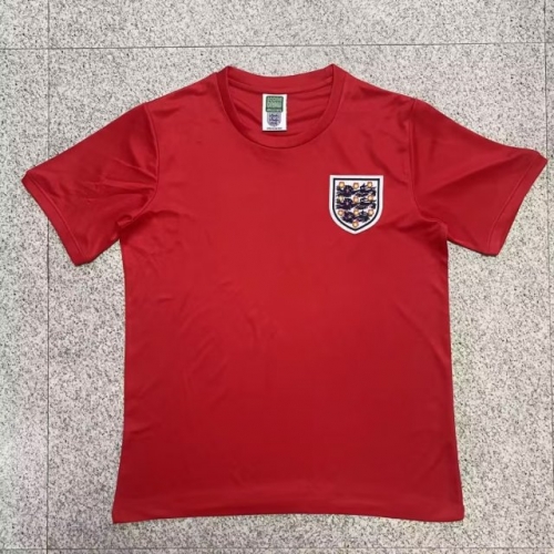 1966 World Cup Retro Verison England Home White Thailand Soccer Jersey AAA-JM