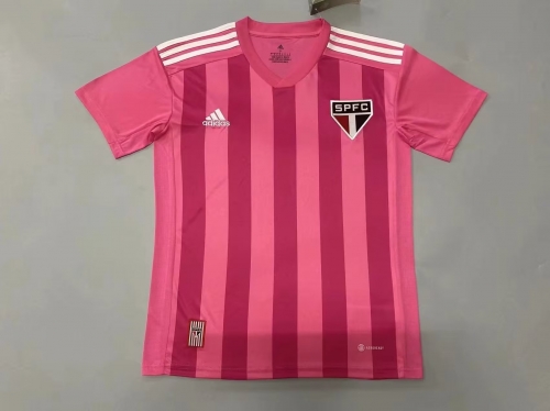 2022/23 Sao Paulo Pink Thailand Soccer Jersey AAA-908