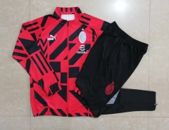 2022-23 AC milan Red & Black ink jet Jacket Uniform-815