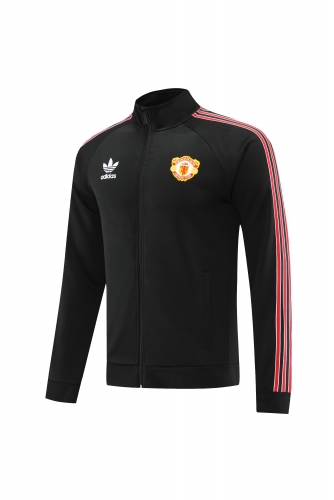 2022/23 Manchester United Black Thailand Soccer Jacket Top-LH