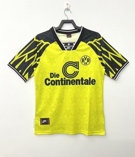 94-95 Retro Version Borussia Dortmund Yellow Thailand Soccer Jersey AAA-811/503