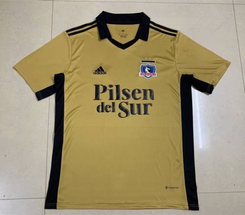 2022/23 Colo-Colo Yellow Thailand Soccer Jersey AAA-522/1095/301