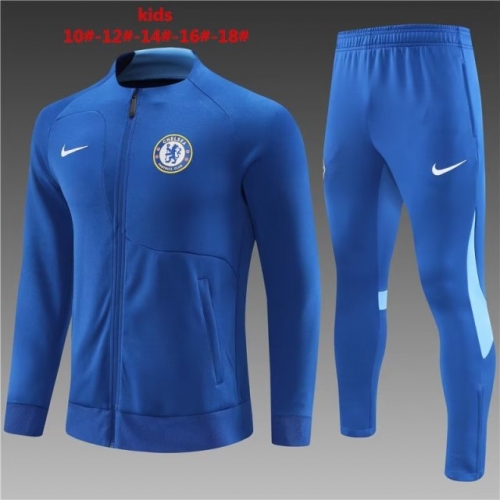 2022/23 Chelsea CaiBlue Youth/Kids Soccer Jacket Uniform-801