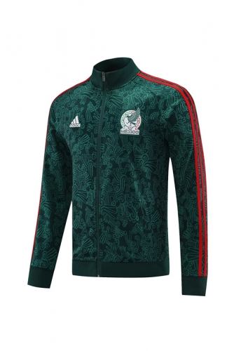 2022/23 Mexico Green Thailand Soccer Jacket Top-LH