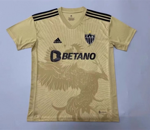 2022/23 Atlético Mineiro 2nd Away Yellow Thailand Soccer Jersey AAA-908/709/JY