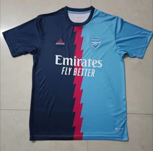 2022/23 Arsenal Royal Blue Thailand Soccer Training Jersey-410/407