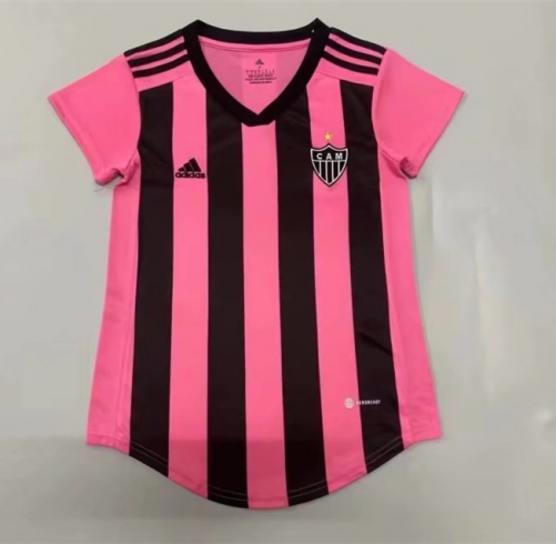 2022/23 Atlético Mineiro Pink Female Soccer Jersey AAA-908