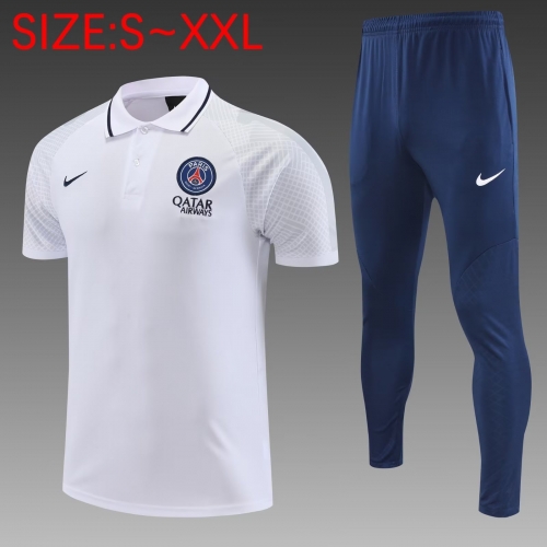 2022/23 NK Paris SG White Thailand Polo Uniform-PO