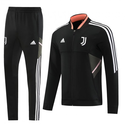 2022/23 Juventus FC Black Thailand Soccer Jacket Uniform-LH