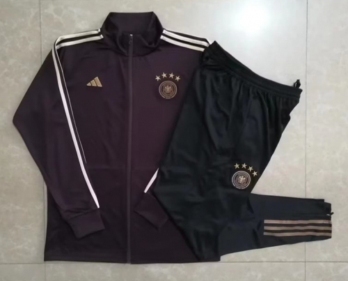 2022/23 Germany Red & Black Soccer Jacket Uniform-815