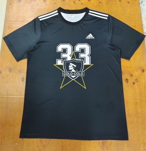 2022/23 Colo-Colo Black Training Thailand Soccer Jersey-522